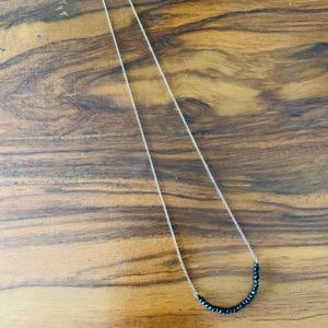 Stella & Dot Onyx Beaded Necklace